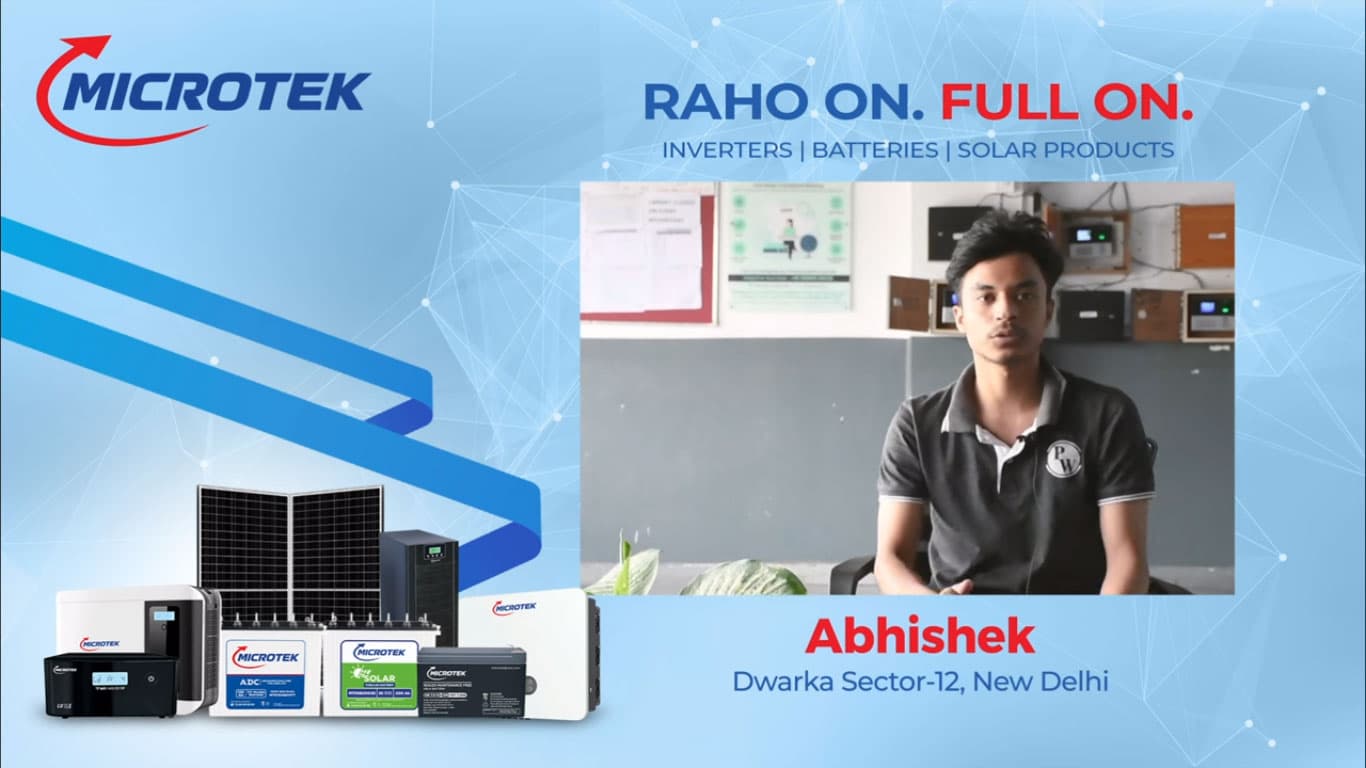 Microtek Online Ups | Raho on Full on | Customer Testimonial | Video #1