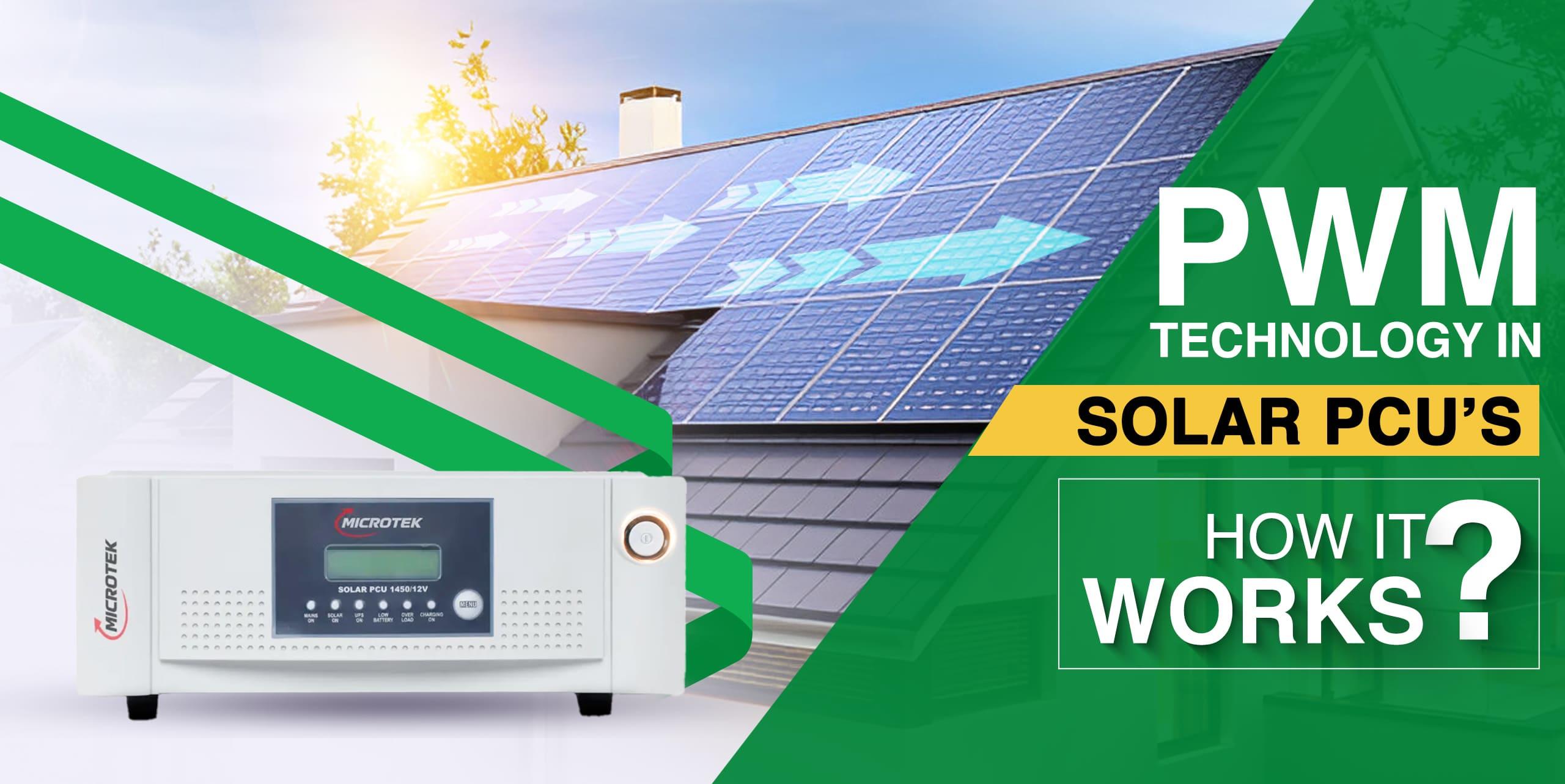 How PWM Technology Works in Solar PCUs