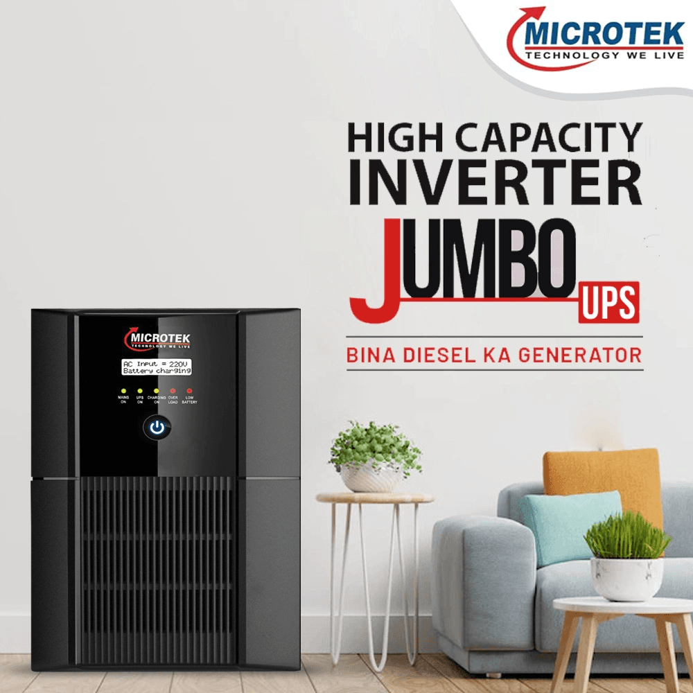 JUMBO HOME UPS Model - JM SW 3750+/36V (Working Power 3.2KVA/2560W)